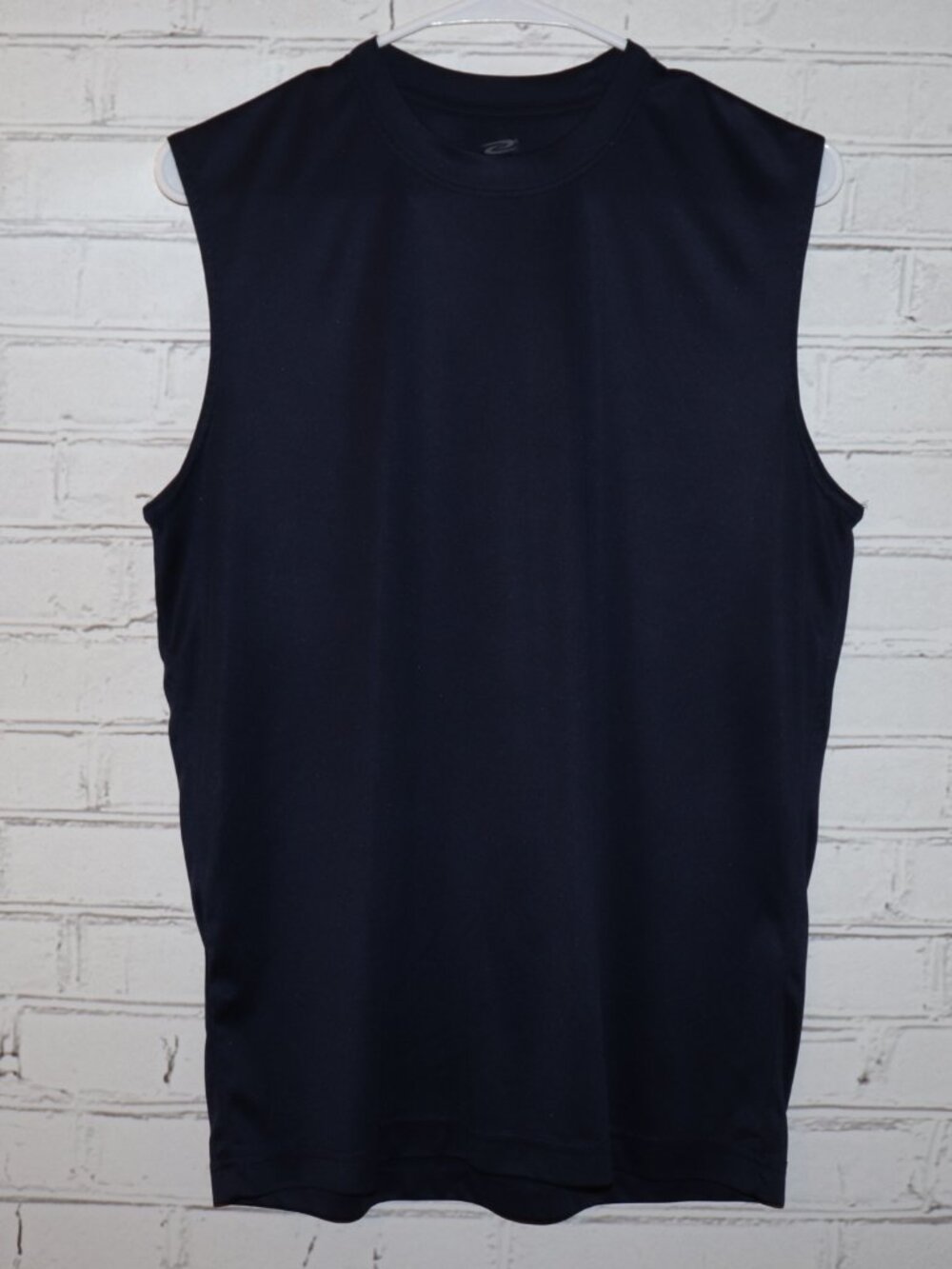 🏋️ UltraClub Cool & Dry Sleeveless Performance Top · S · Navy Blue